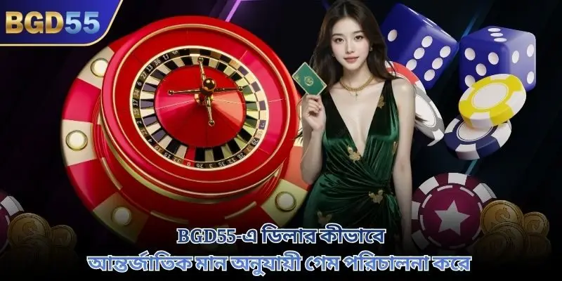 BGD55-এ ডিলার কীভাবে আন্তর্জাতিক মান অনুযায়ী গেম পরিচালনা করে