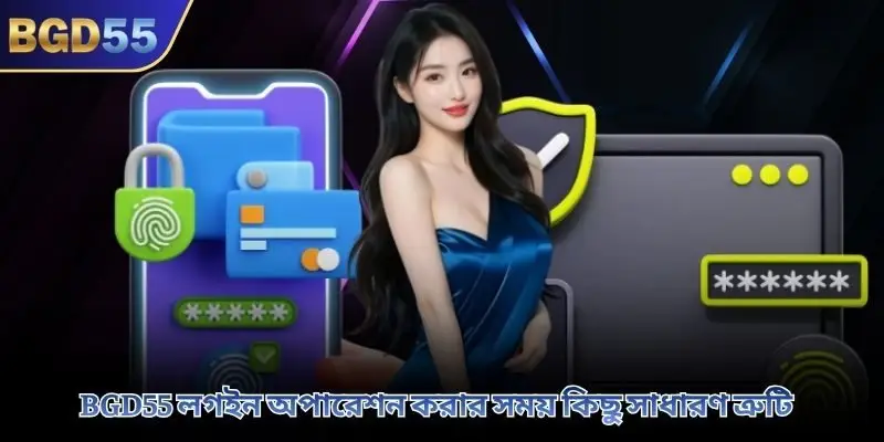 BGD55 লগইন অপারেশন করার সময় কিছু সাধারণ ত্রুটি