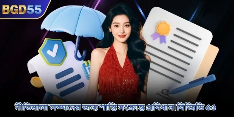 নীতিমালা লঙ্ঘনের জন্য শাস্তি সংক্রান্ত প্রবিধান।বিজিডি ৫৫ 
