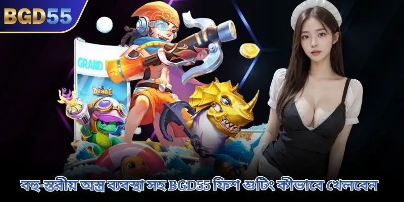 বহু-স্তরীয় অস্ত্র ব্যবস্থা সহ BGD55 ফিশ শুটিং কীভাবে খেলবেন